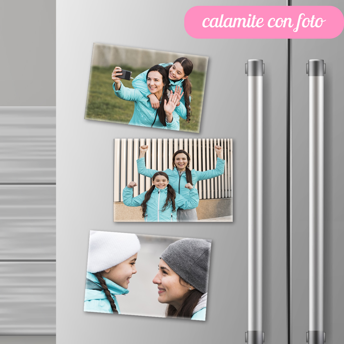 Fotoaroma Calamita con foto personalizzata/magneti flessibili personalizzati,  dimensioni 5 x 7 cm, confezione da 30 magneti : : Casa e cucina